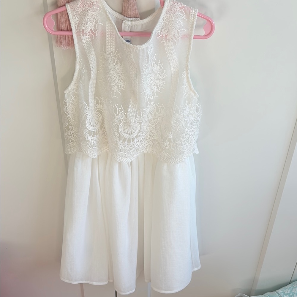 Elegant White Lace Kids Dress from Mayoral